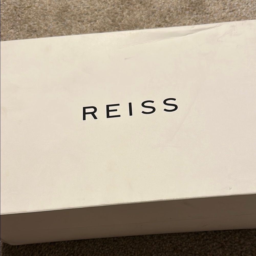 NEW Reiss Satin Pin Heel Mules in Khaki - Picture 7 of 10